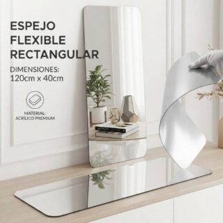 Espejo flexible rectangular 120x40cm pm73
