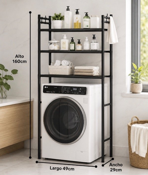 Organizador rack arriba de lavarropas -201645