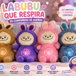 Labubu peluche que respira MC1089