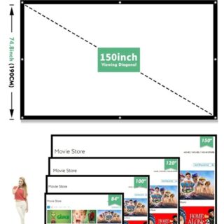 PANTALLA PARA PROYECTOR 150 PULGADAS