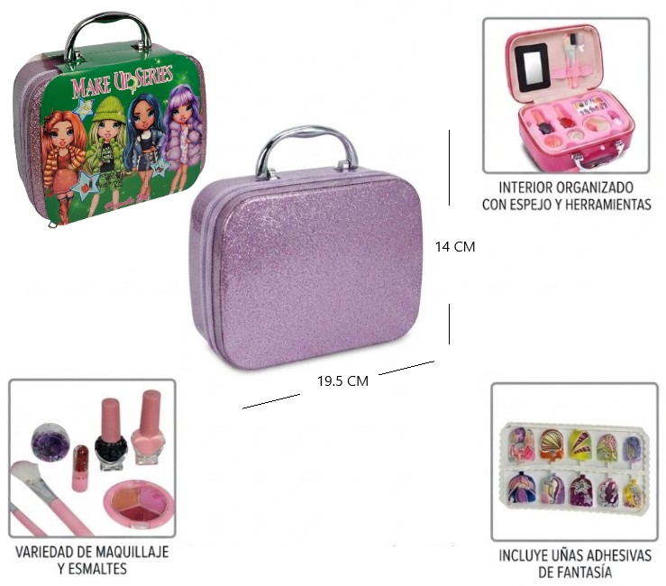 KIT DE MAQUILLAJE PARA NIÑAS