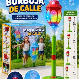 BURBUJERO FAROL DE LUZ RECARGABLE
