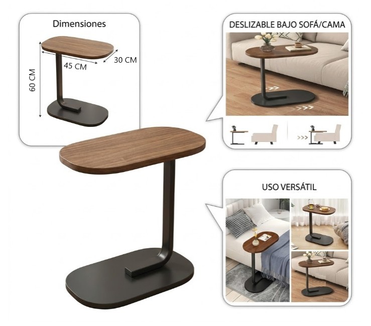 MESA AUXILIAR MINIMALISTA