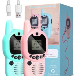 WALKIE TALKIE x 2 UNIDADES ROSA Y VERDE