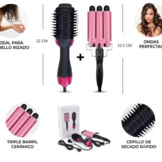 KIT BUCLERA Y CEPILLO SECADOR