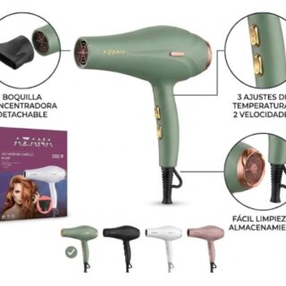 SECADOR DE PELO 2000W HS-3618 NV-7215 NV-7220