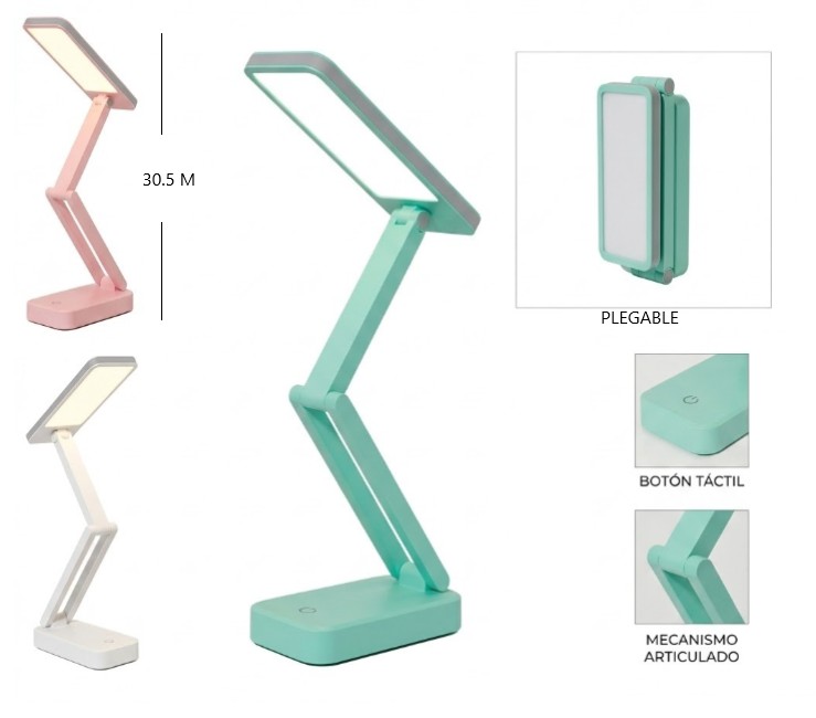LAMPARA DE ESCRITORIO PLEGABLE MS-21