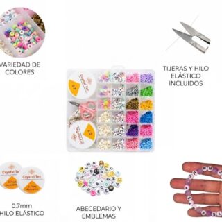 KIT BIJOUTERIE ARMADO DE PULSERAS