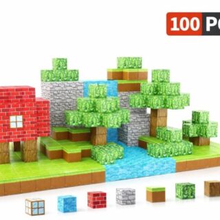 MC-C00 BLOQUE 100PSC MAGNETIC MINECRAFT