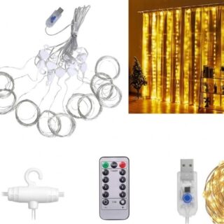 CORTINA LED DE ALAMBRE