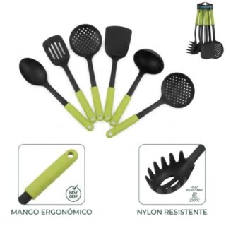 SET DE UTENSILIOS 6PCS TEFLON