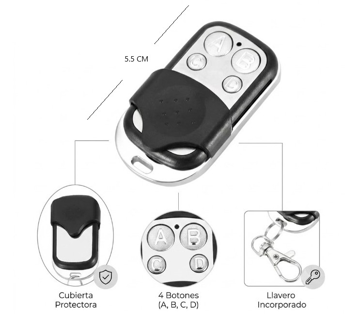 CONTROL REMOTO DUPLICADORVC UNIVERSAL