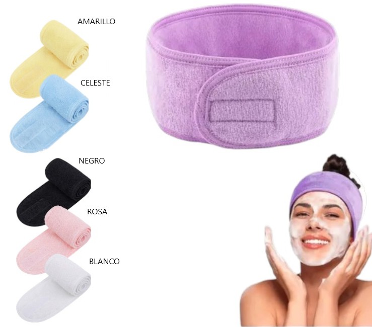 VINCHA AJUSTABLE DE MICROFIBRA