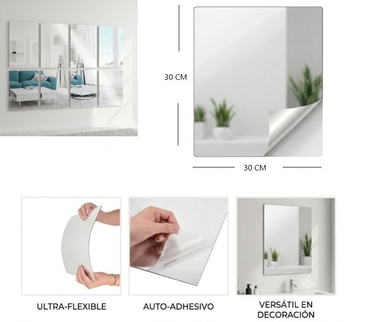 ESPEJO ACRILICO FLEXIBLE