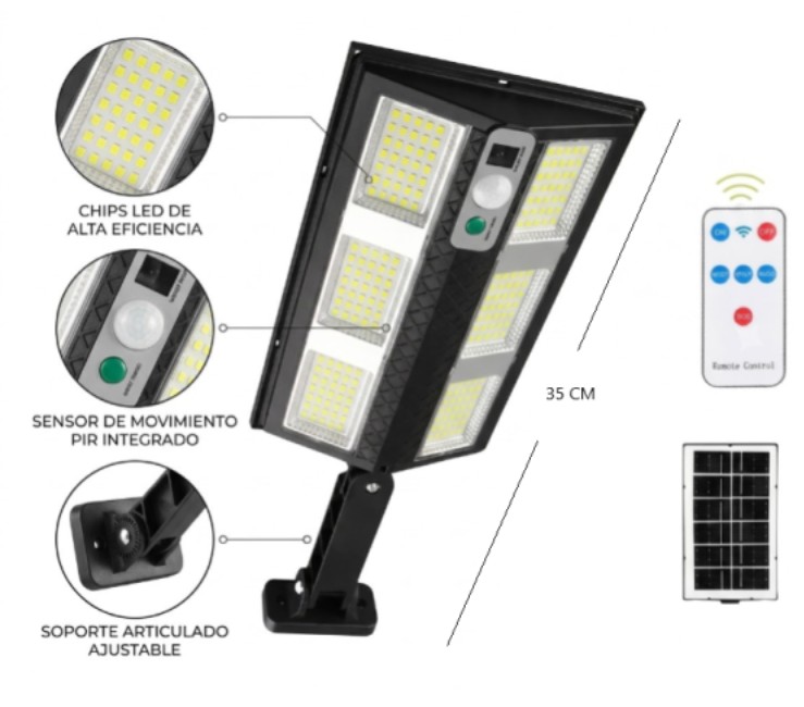 REFLECTOR SOLAR C/ SENSOR