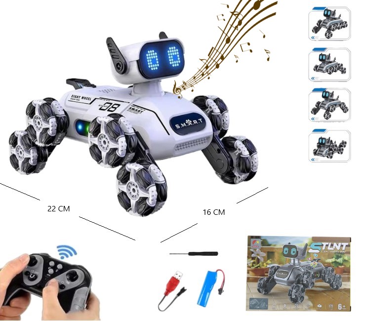 RBT-1 JUEGUETE PERRO ROBOT ACROBATICO C/CONTROL