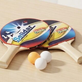 Set de ping pong incluye 2 paletas y 3 pelotas 731354
