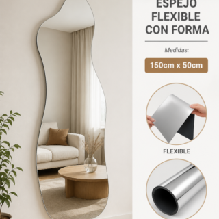 Espejo flexible con forma 150x50cm pm72