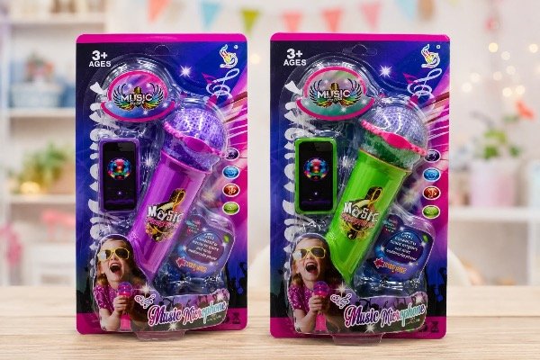 Micrófono music trends infantil a pila HM60053