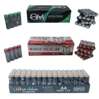 PILAS AA PACK 60PCS OM R6P UM-3 SV-AA