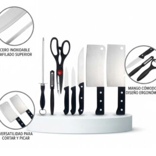 SET DE CUCHILLOS 8 PCS