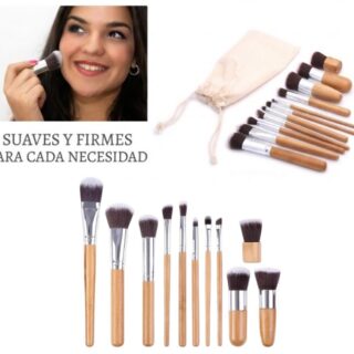 BROCHAS DE MAQUILLAJE 11PCS BROCHAS DE MAQUILLAJE 11PCS