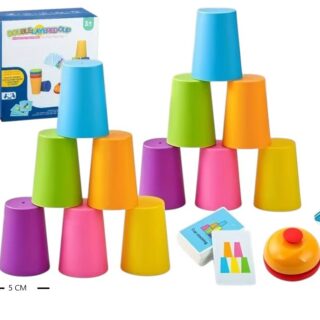 JUEGO DE MESA VASOS APILABLES