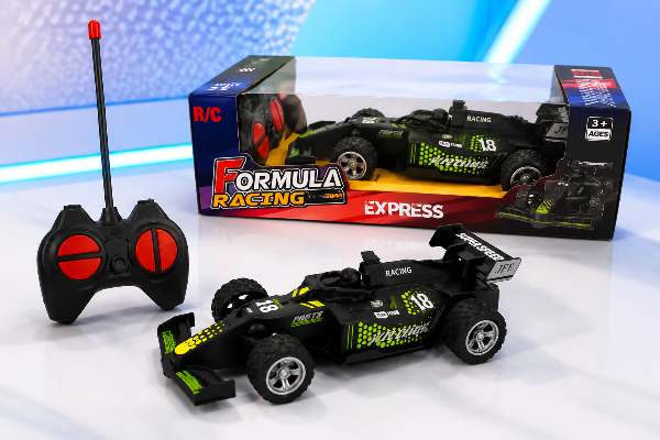 Auto fórmula 1 con control remoto en caja 28-55A