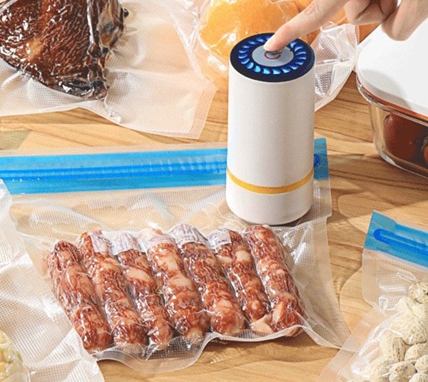Sellador de bolsa al vacío recargable