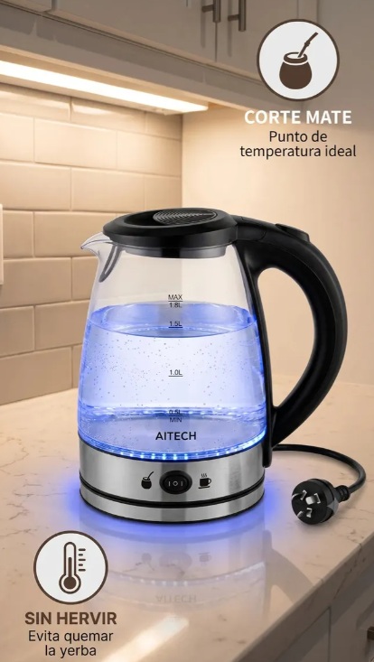 JARRA AITECH VIDRIO CORTE DE MATE 1800W