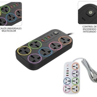 ALARGUE 6 BOCA UNIVERSAL 3 USB + 1 TIPOC 2867