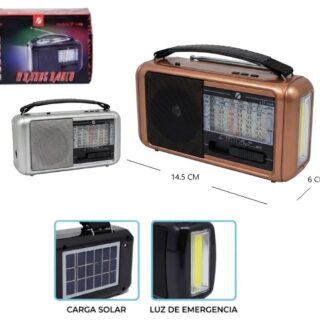 RADIO PARLANTE 2PLG BT/AM/FM C/ LINTERNA