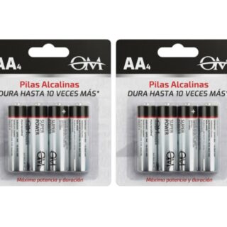PILAS ALCALINAS OM AA X4