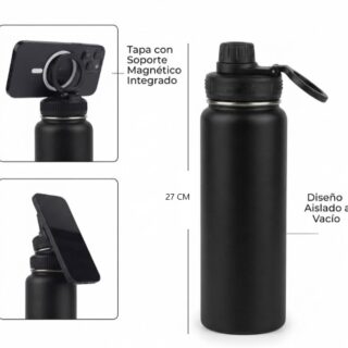 BOTELLA TERMICA C/SOPORTE MAGNETICO 700ML