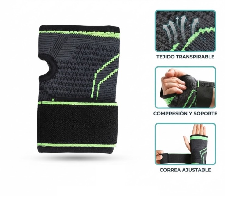 MUÑEQUERA DEPORTIVA DE COMPRESION