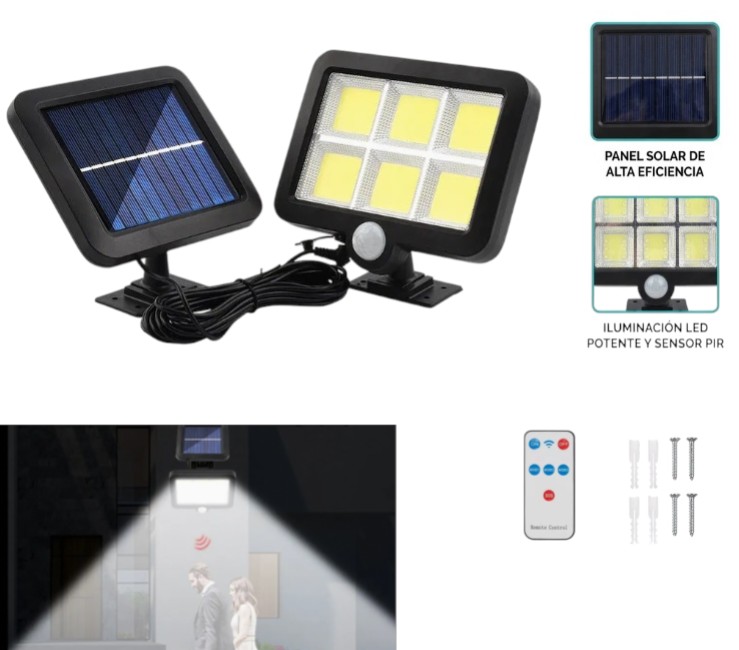 REFLECTOR LED SOLAR CON SENSOR