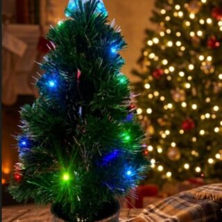 ARBOL DE NAVIDAD 60CM CON 25 LED MULTICOLOR – BS.