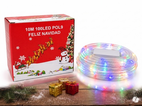 MANGUERA LED 10 MTS MULTICOLOR 100 LED
