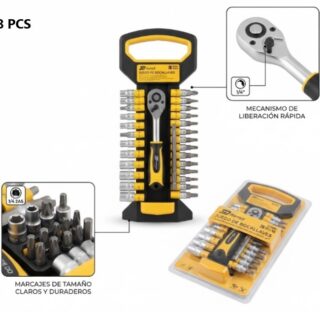 SET DE BOCALLAVES 28PCS