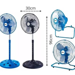 VENTILADOR IBEK 3 EN 1 10PLG 60W NEGRO