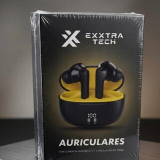 AURICULAR INALAMBRICO EXXTRATECH C/VISOR CARGA – B