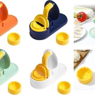 Máquina manual 2 en 1 para hacer empanadas (tapa y repulgue)